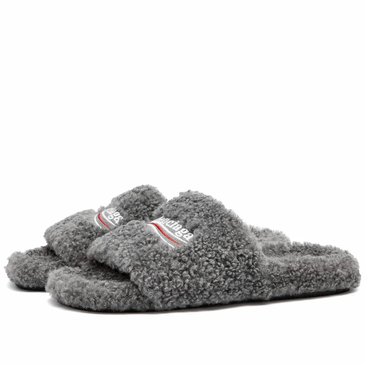 Balenciaga Fur Slides