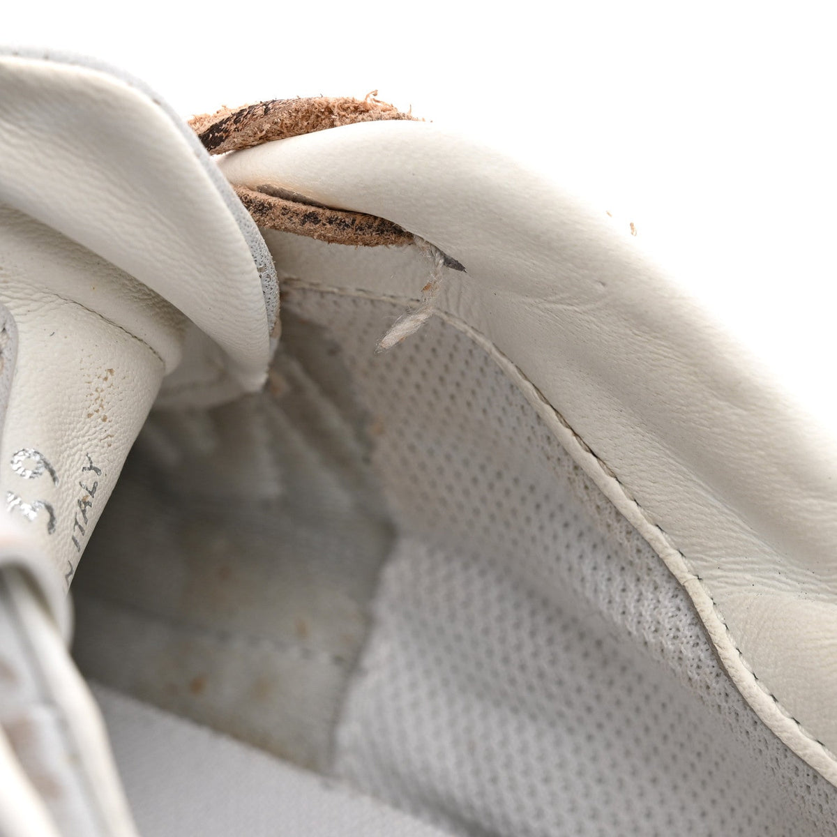 X NEW BALANCE Bleached Calfskin 530 SL Sneakers White