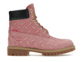 Timberland 6" Premium Waterproof Boot Supreme Diamond Plate Pink